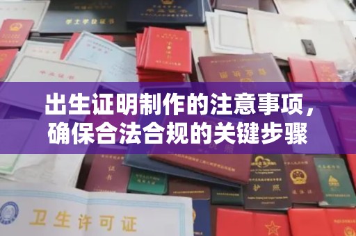 横栏出生证明制作的注意事项，确保合法合规的关键步骤