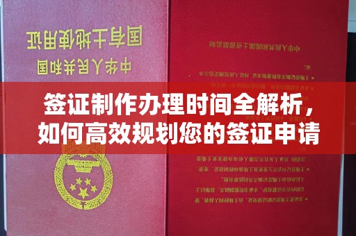 横栏签证制作办理时间全解析，如何高效规划您的签证申请流程